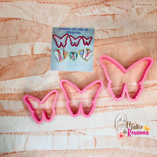 Cortador Set Alas de Mariposas